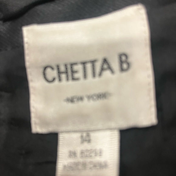 Chetta B Black Dress with Gold Accents - Picture 3 of 3